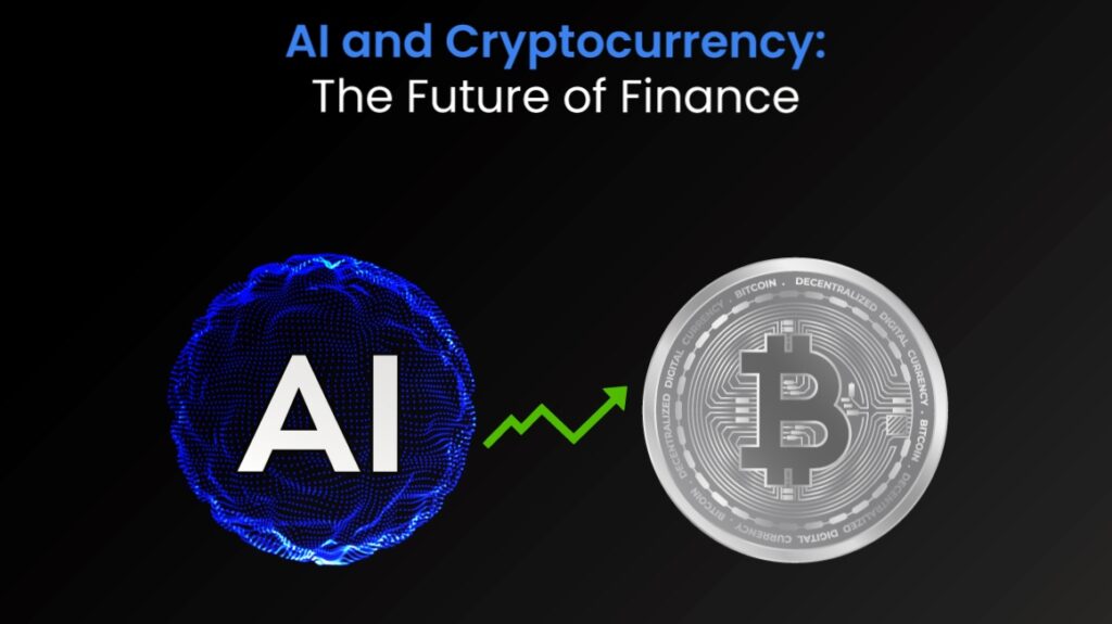 Artificial Intelligence image with Bitcoin