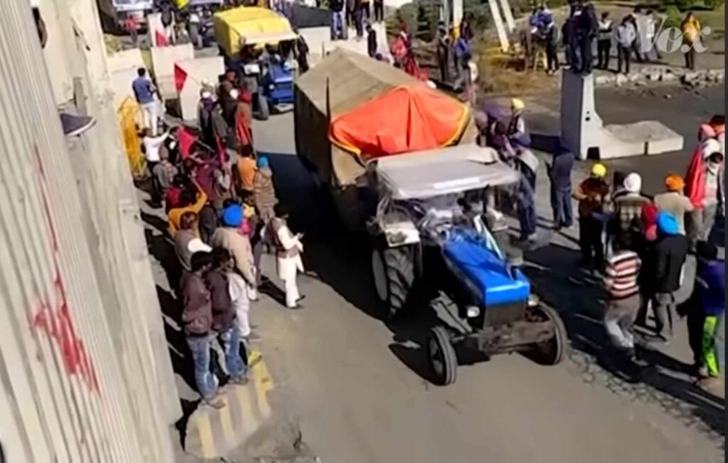 India farmers' protest