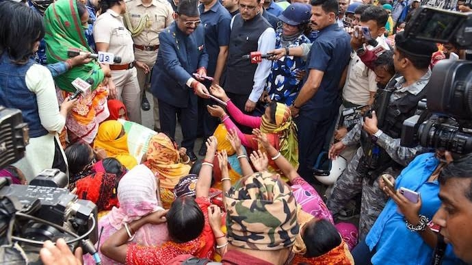 Governor CV Ananda Bose in Sandeshkhali